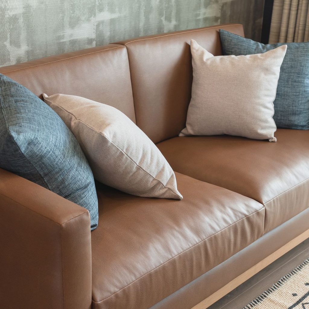 clean stains on leather sofas and leather soft beds